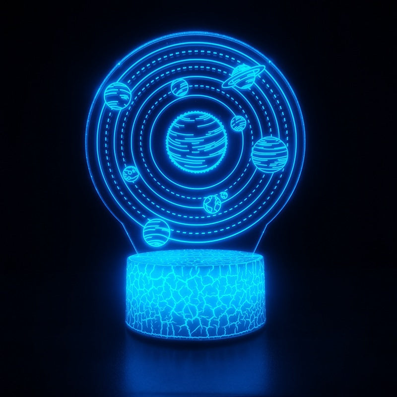 Colorful Gradient Touch Remote Control Desk Lamp