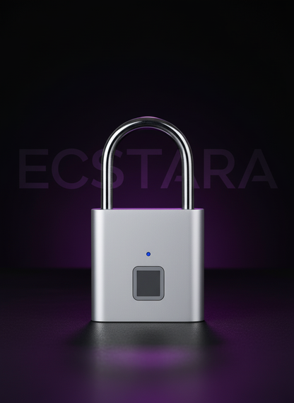 Ecstara Silver Padlock - Prominent Branding